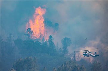 金诚无忧 美加州北部山火蔓延 过火面积近4700英亩